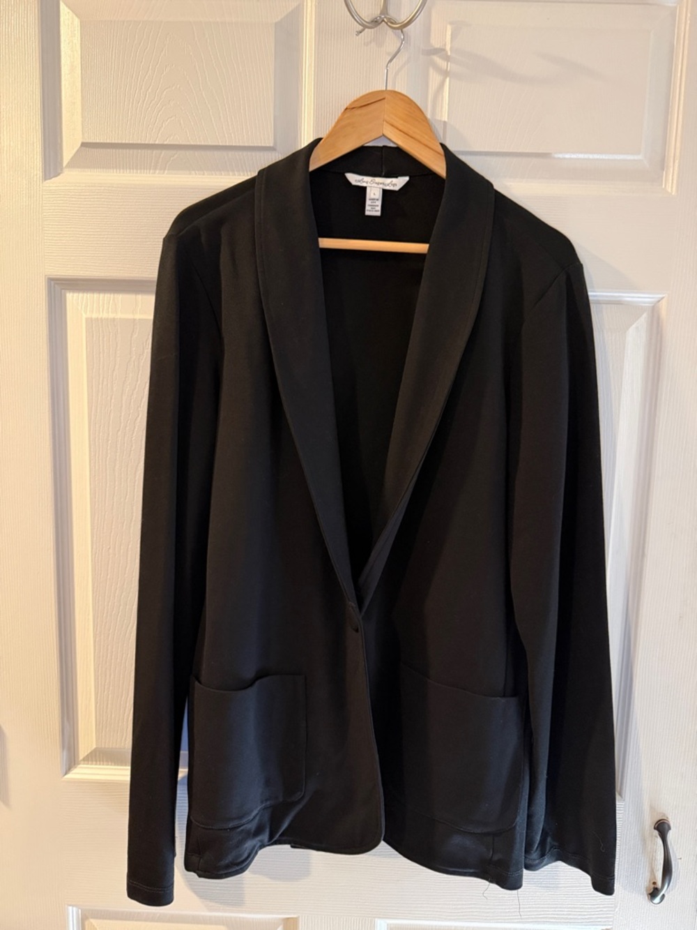 Long Elegant Legs Black Blazer Jacket